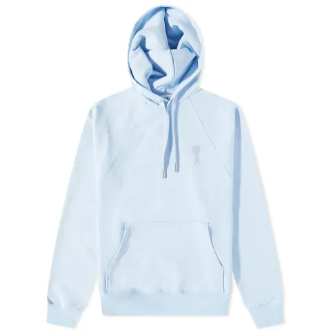 AMI Tonal Small A Heart Popover Hoodie
