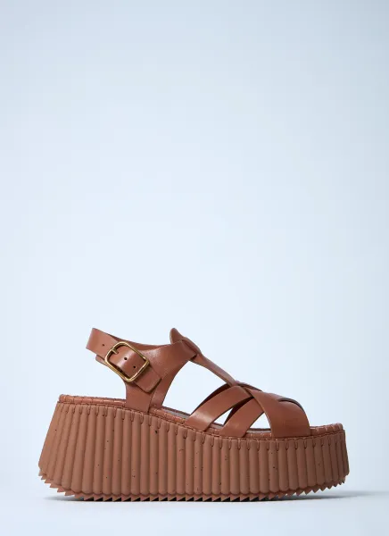 Leather Nama Platform Sandals
