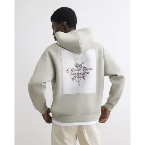 River Island Premium Cotton Floral Hoodie
