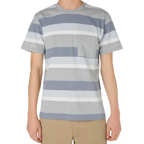 Variated Stripe Pocket Tee