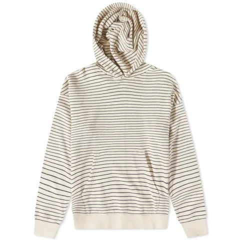 Border Striped Popover Hoody