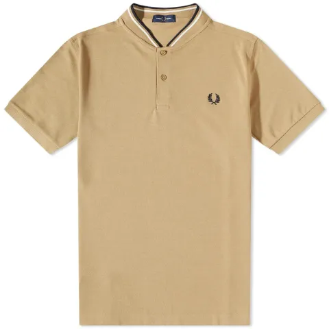 Bomber Collar Polo Shirt