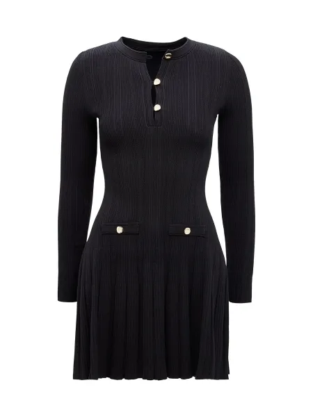 Skye Stitch Interest Knitted Mini Dress