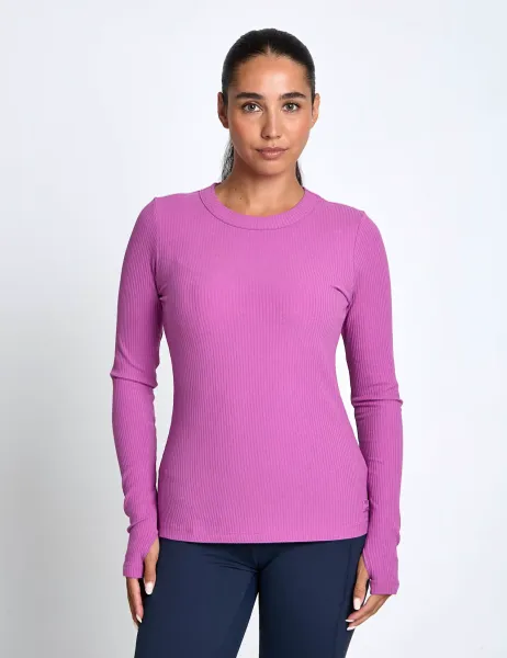 Lilybod Cotton Rich Top Pink Magenta
