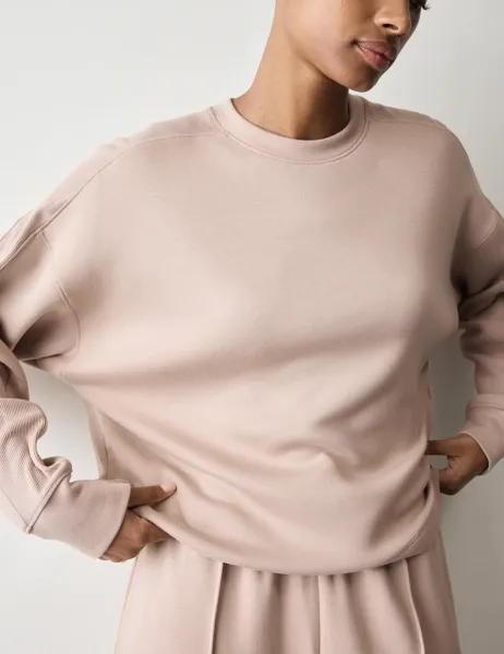 Autograph Scuba Lounge Sweatshirt Fawn