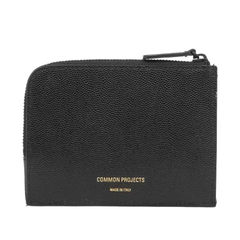 Grain Leather Zip Wallet