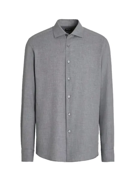 Men Cashco Shirt Gery Melange
