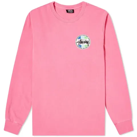 Long Sleeve Classic Dot Pigment Dyed T-Shirt