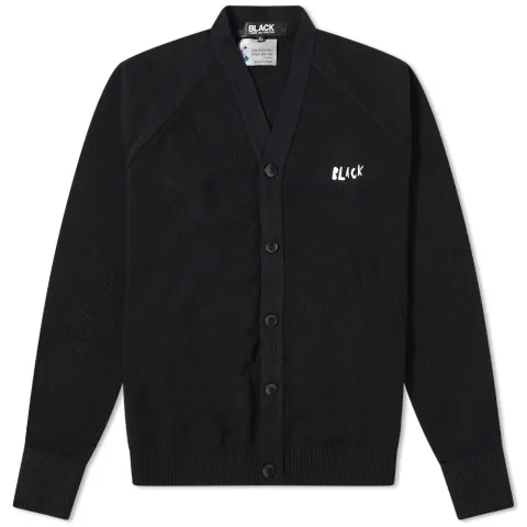 Comme des Garcons Black Knit Cardigan