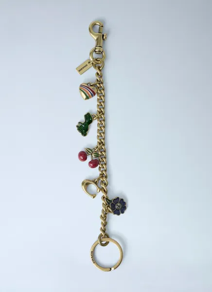 Charm Keychain With Mixed Motifs