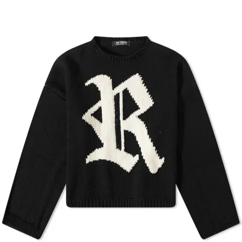 R Jacquard Crew Knit