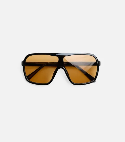 Black Oversized Square Sunglasses