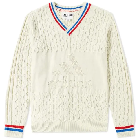 Adidas x Pharrell Williams US Open Cable V-Neck Knit