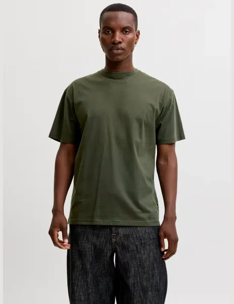 Jack & Jones Pure Cotton Crew Neck T-Shirt Green
