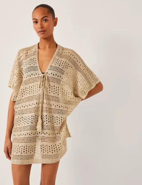 Monsoon Kaftan Metallic