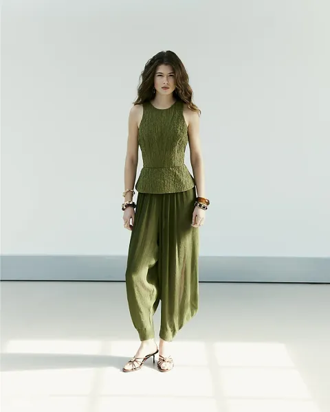 River Island Ri Studio Hybrid Hareem Jumpsuit