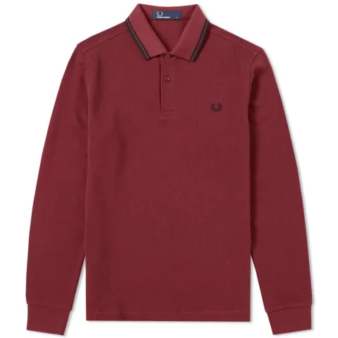 Fred Perry Long Sleeve Twin Tipped Polo