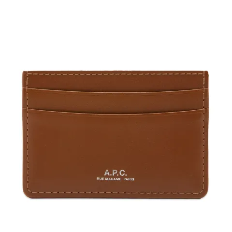 A.P.C. Andre Smooth Leather Card Holder