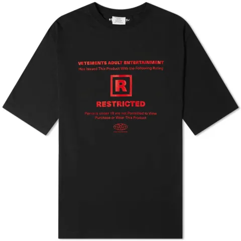 Oversized 18+ Restricted T-Shirt