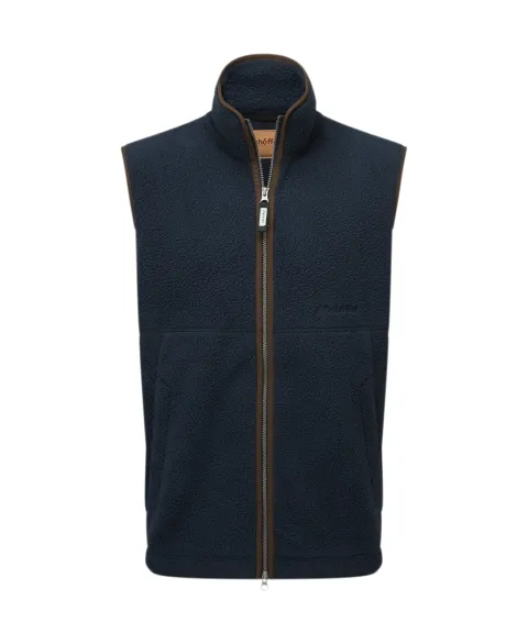 Schöffel Country Oakham Retro Fleece Gilet - True Navy