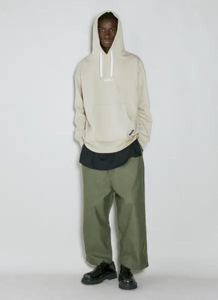 Logo Embroidery Hooded Sweatshirt