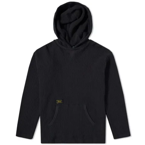 Long Sleeve Hooded Waffle Tee