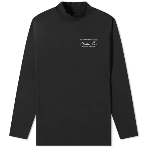 Long Sleeve Mock Neck T-Shirt