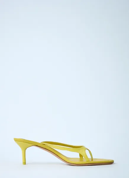Leather Heel Sandals