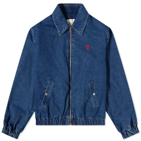 AMI Denim Small A Bomber