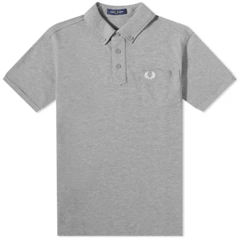 Button Down Collar Polo