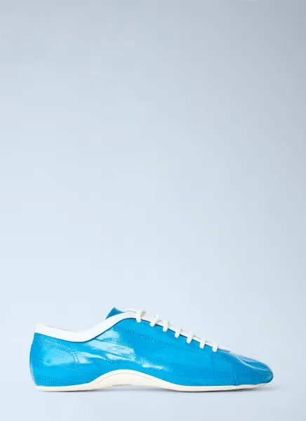 Lace-Up Leather Sneakers
