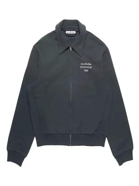 Women 1996 Collar Cardigan Faded Black