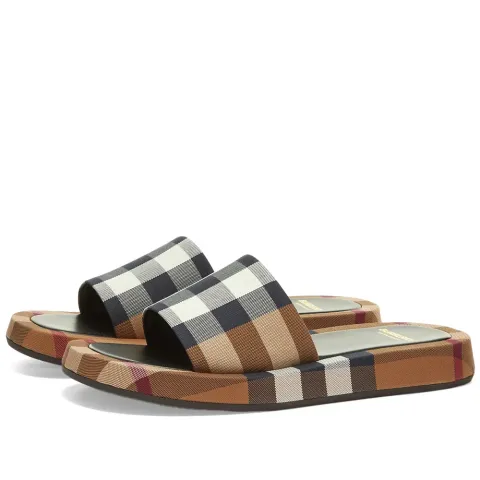 Checked Sandal