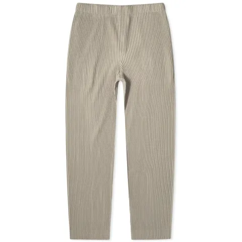 Pleated Straight Leg Trousers