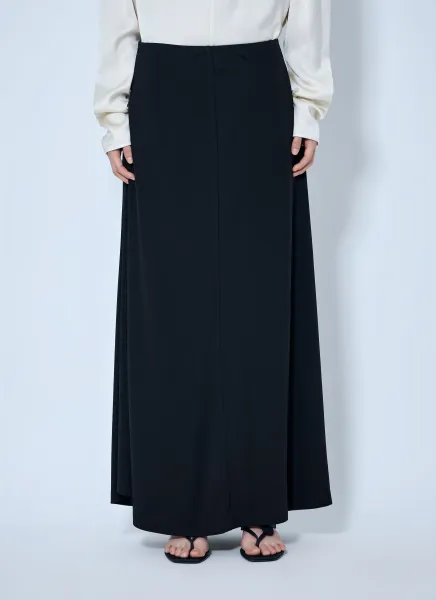 Flared Jersey Skirt