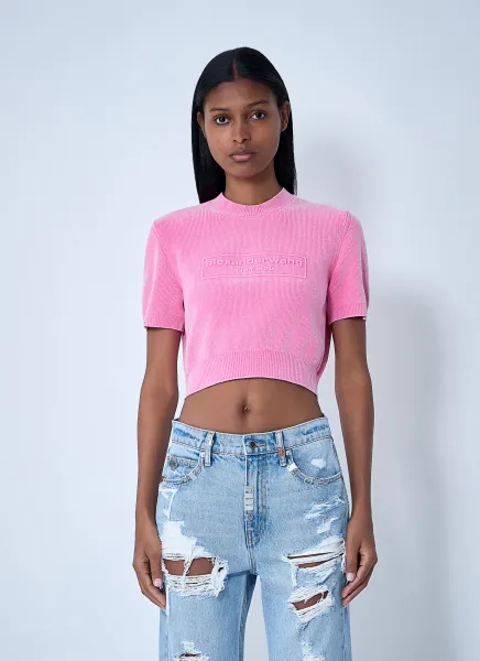 Logo Motif Knitted Top