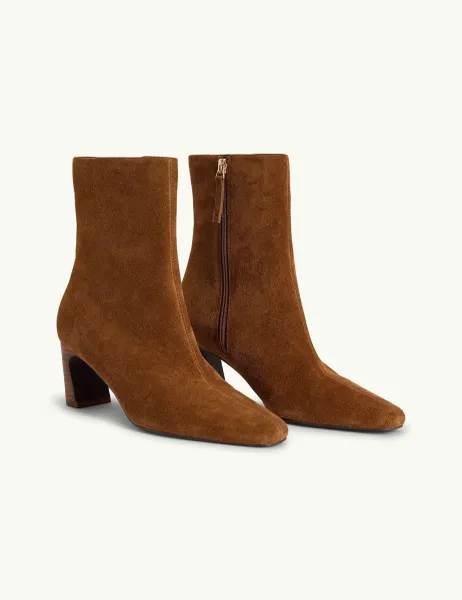 Nobody's Child Suede Ankle Boots Tan