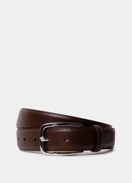 Formal Leather Dress Belt