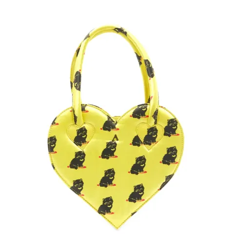 All Over Print Heart Handbag