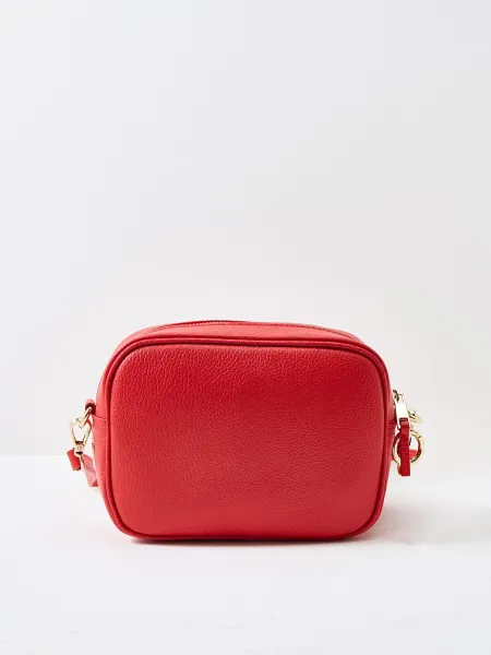 Tassel Leather Crossbody Bag
