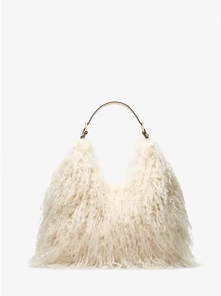 Nolita Large Faux Shearling Shoulder Bag