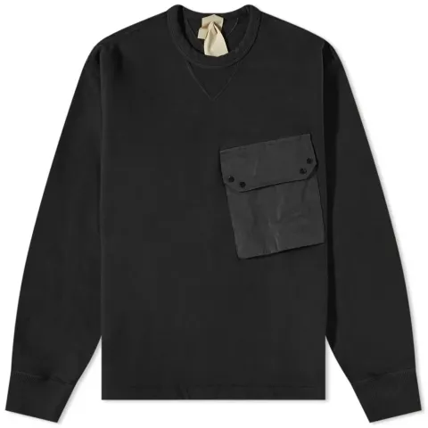 Snap Pocket Crew Sweat