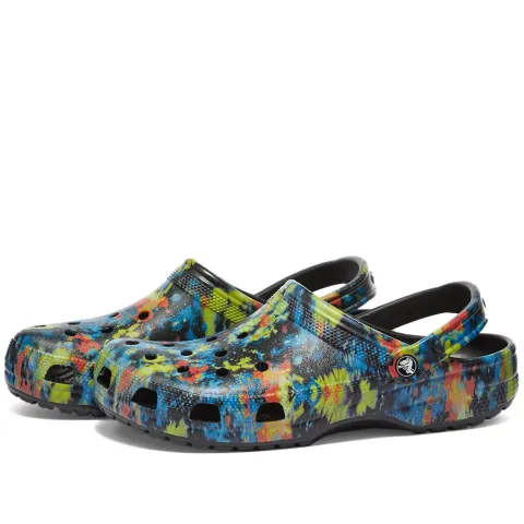 Classic Tie Dye Graphic Clog
