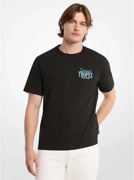 Michael Kors Saint Tropez Cotton Jersey T-Shirt