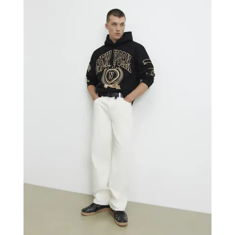 River Island Oversized Fit New York Hoodie