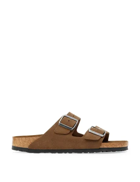 Birkenstock Arizona Leather Buckle Flat Sandals