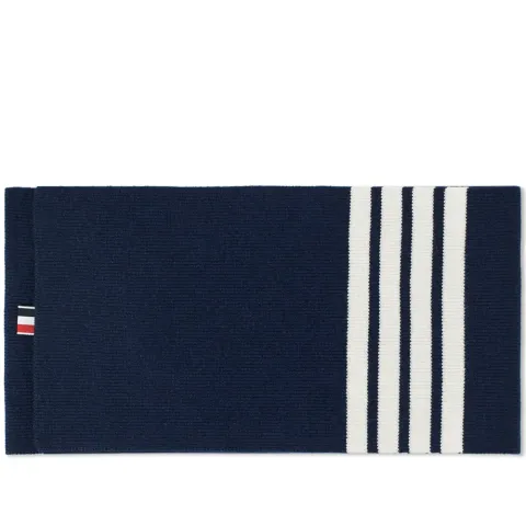 Cashmere Rib 4 Bar Scarf