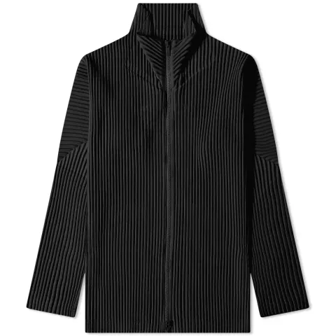 Pleated Zip Jacket