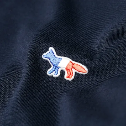 Maison Kitsuné Long Sleeve Tricolour Fox Tee