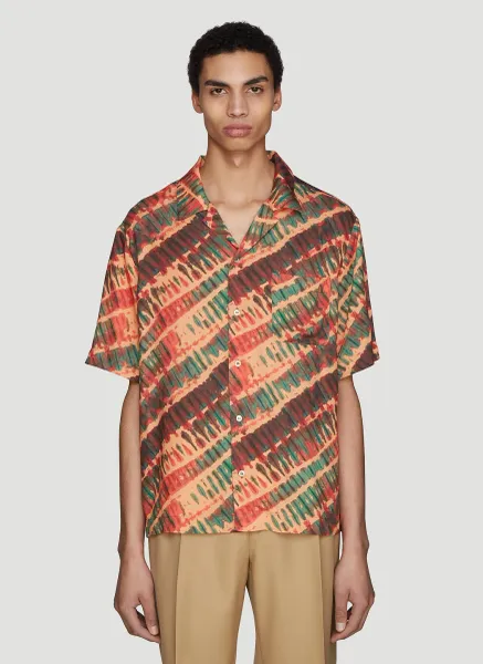Short Sleeve Tie-Dye Shirt